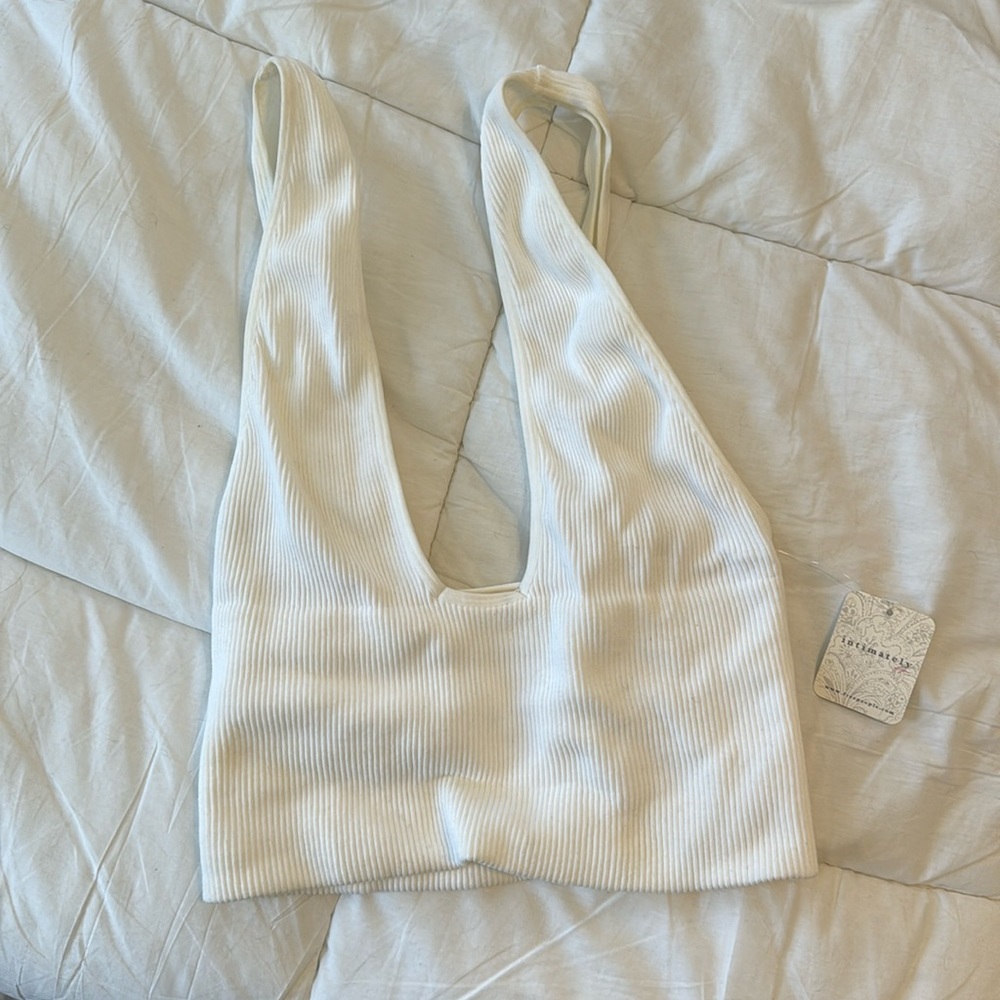 White Free People bra top